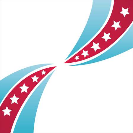 patriotic american backgroundのイラスト素材