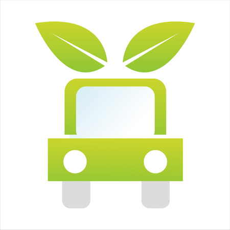 eco car iconのイラスト素材