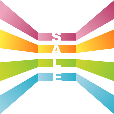 colorful sale backgroundのイラスト素材