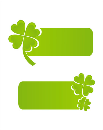 set of 2 st. patrick's day framesのイラスト素材