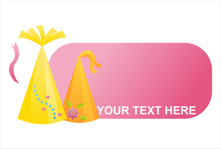 colorful birthday bannerのイラスト素材