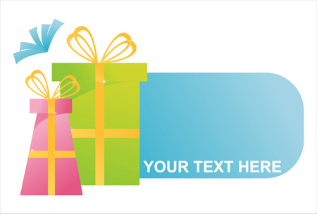 colorful birthday bannerのイラスト素材