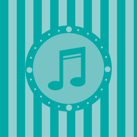 cute musical backgroundのイラスト素材