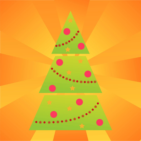 christmas tree backgroundのイラスト素材