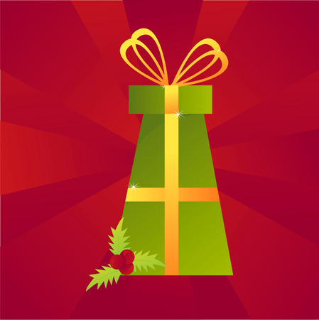 christmas present backgroundのイラスト素材