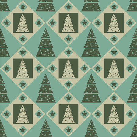 cute christmas patternのイラスト素材