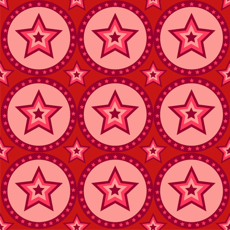 cute star patternのイラスト素材