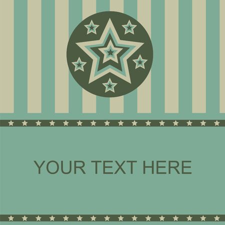 cute stars frameのイラスト素材