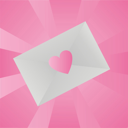 love letter backgroundのイラスト素材