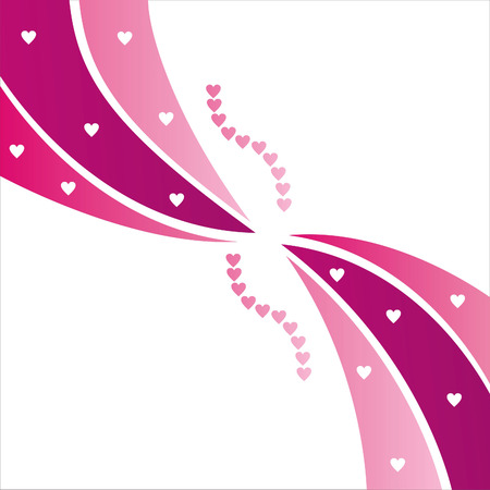 colorful heart backgroundのイラスト素材