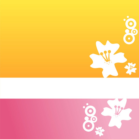 modern floral backgroundのイラスト素材