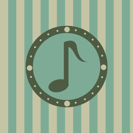 cute musical backgroundのイラスト素材