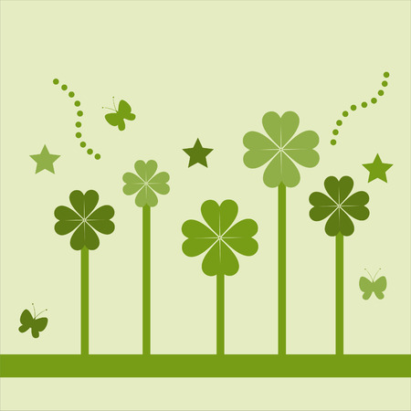 cute st. patrick's day cardのイラスト素材