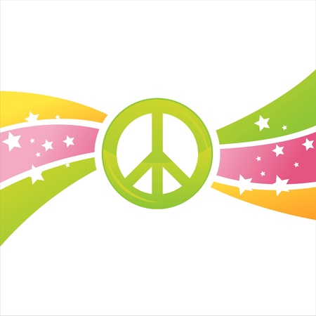 colorful peace backgroundのイラスト素材