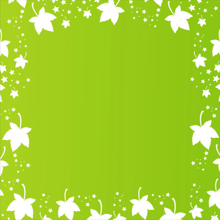 abstract green autumn backgroundのイラスト素材