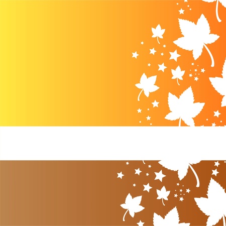 stylish autumn backgroundのイラスト素材