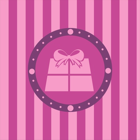 cute present backgroundのイラスト素材