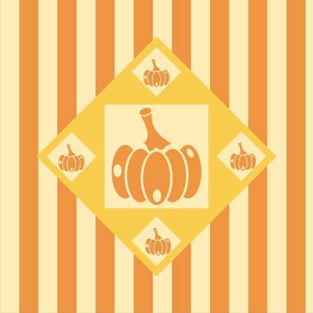 cute pumpkins backgroundのイラスト素材