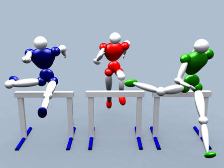 Obstacle Jumpers V2の写真素材