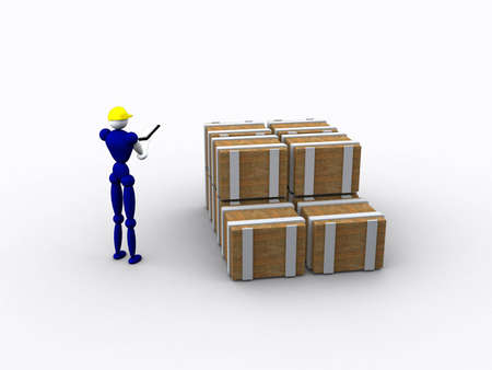 3d Workerの写真素材