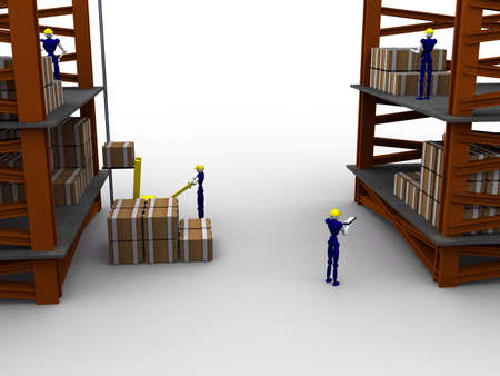 3d Workersの写真素材