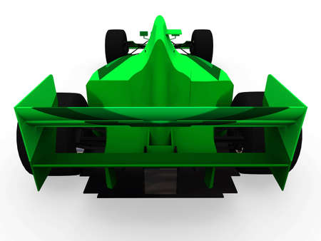 formula race green racing car vol 3の写真素材