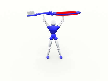Tooth brush character vol 3の写真素材
