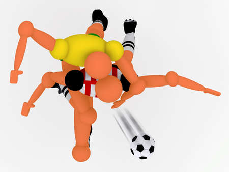 soccer v4の写真素材