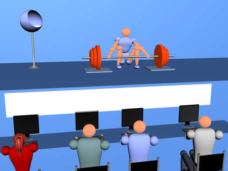 weight lifting v2の写真素材
