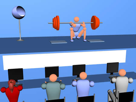 weight lifting v3の写真素材