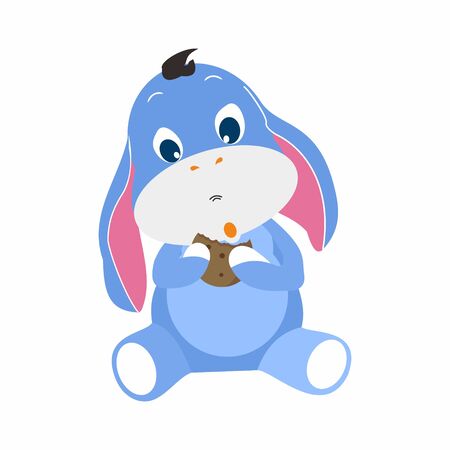 Rabbit Animal Cartoon vector illustrationのイラスト素材