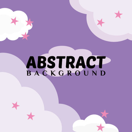 Vector abstract background texture design, bright poster, banner violet and white, grey element background vector illustration with cloud elementのイラスト素材