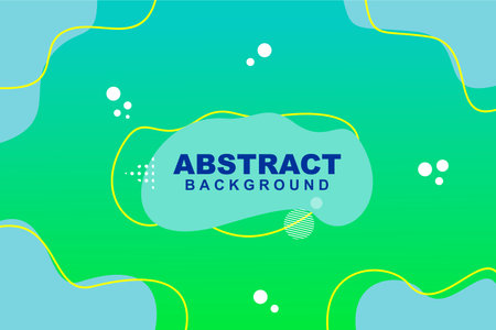 Abstract background vector in blue and green gradient color with dots and strips for a business background or banners or posters or social media templateのイラスト素材