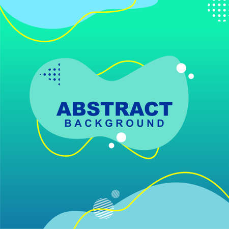 Abstract background vector in blue and green gradient color with dots and strips for a business background or banners or posters or social media templateのイラスト素材