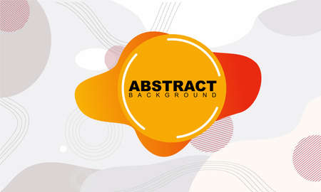 Abstract background vector in white and orange red gradient color with dots and strips for a business background or banners or posters or social media templateのイラスト素材