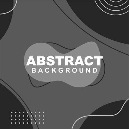 Illustration vector of abstract background in grey color. Good to use for banner, social media template, poster and flyer template, etcのイラスト素材
