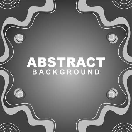 Illustration vector of abstract background in grey color. Good to use for banner, social media template, poster and flyer template, etcのイラスト素材