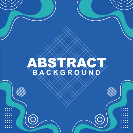 Illustration set vector of abstract background in blue color. Good to use for banner, social media template, poster and flyer template, etc.のイラスト素材