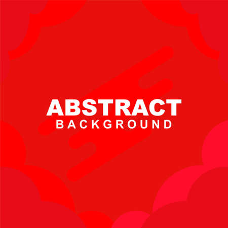 Illustration vector of abstract background in red color. Good to use for banner, social media template, poster and flyer template, etcのイラスト素材