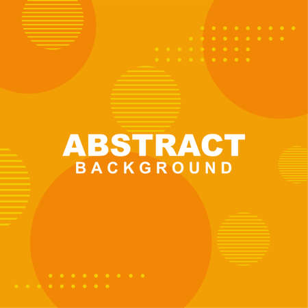 Illustration vector of abstract background in orange color. Good to use for banner, social media template, poster and flyer template, etcのイラスト素材