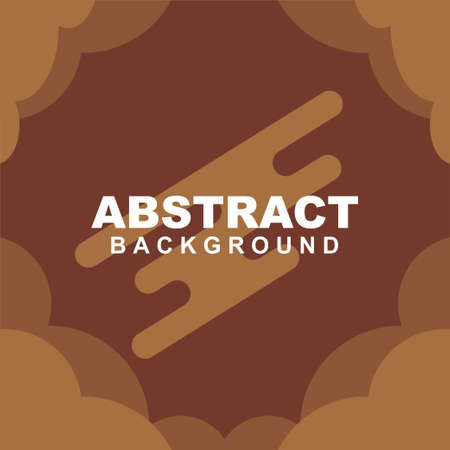 Illustration vector of abstract background in brown color. Good to use for banner, social media template, poster and flyer template, etcのイラスト素材