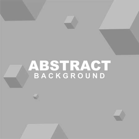 Illustration vector of abstract background in grey color. Good to use for banner, social media template, poster and flyer template, etcのイラスト素材