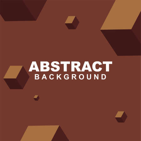 Illustration vector of abstract background in brown color. Good to use for banner, social media template, poster and flyer template, etcのイラスト素材