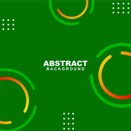 Illustration vector of abstract background in green color. Good to use for banner, social media template, poster and flyer template, etcのイラスト素材