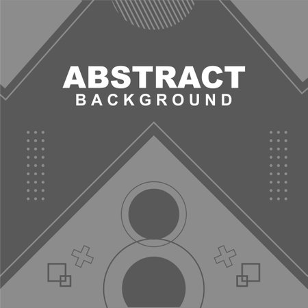 Illustration vector of abstract background in grey color. Good to use for banner, social media template, poster and flyer template, etcのイラスト素材