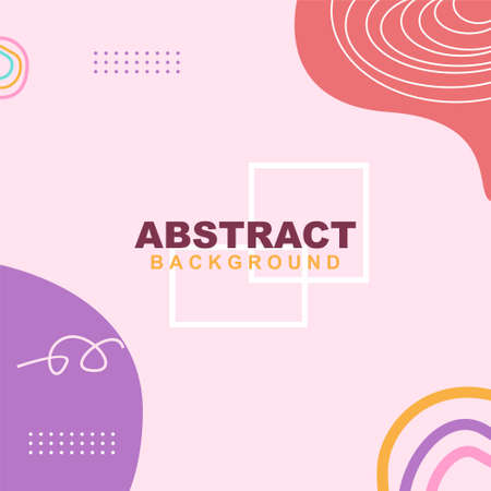 Hand draw child like love abstract background in pink color. Good to use for banner, social media template, poster and flyer template, etc.のイラスト素材