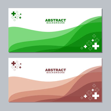 Illustration set vector of abstract business white background color with violet and red element. Good to use for banner, social media template, poster and flyer template, etcのイラスト素材
