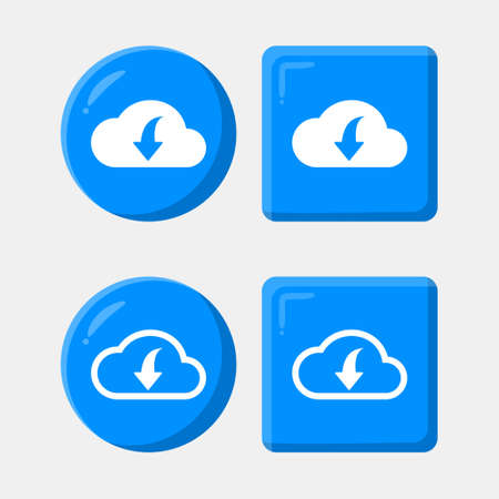 Download file icon set vector of 3d modern trend in the style of glass morphism with gradient. The collection includes 4 icons in a single style of business, finance, website, or etcのイラスト素材