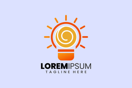 Creative shield bulb lamp logo template designs concept vector inspiration education logo symbolのイラスト素材