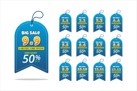 Big sale banner template, flash sale and promotion for web or social media, special offer bannerのイラスト素材